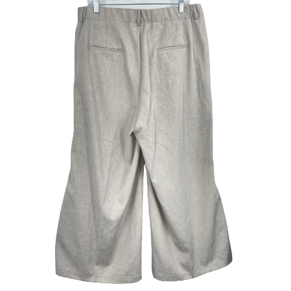 Adrianna Papell Wide Leg Trousers Stretch Waist Size 12‎ - Picture 3 of 7